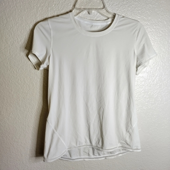 LULULEMON into the sun short sleeve tee in white sz 4 - Picture 2 of 6